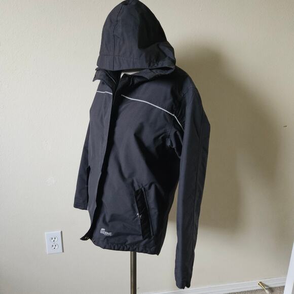 Berne Black 100% Nylon Youth Splash Insulated Jacket Large - Picture 2 of 7